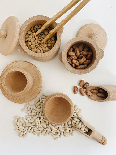 Lion + Lamb the Label Wooden Sensory Bin